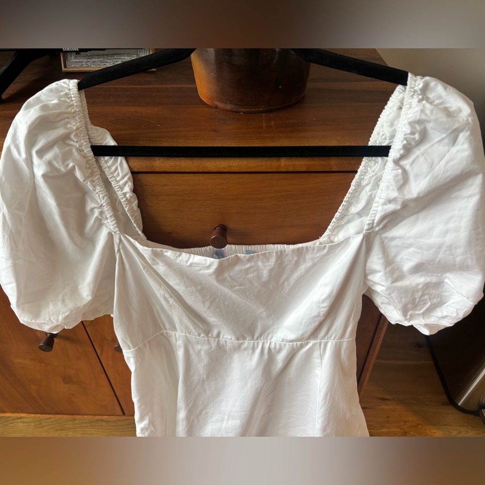 Hill House Matilda White Mini Dress - Picture 4 of 4